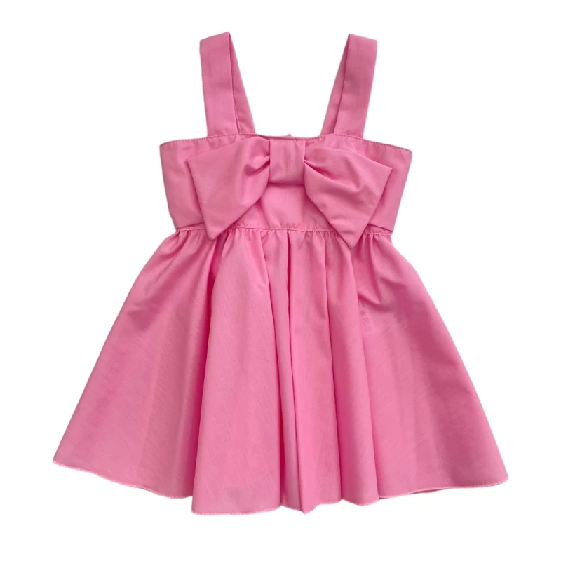 Αμπιγέ ροζ παιδικό φόρεμα 1-6ετών M&B FASHION 2323