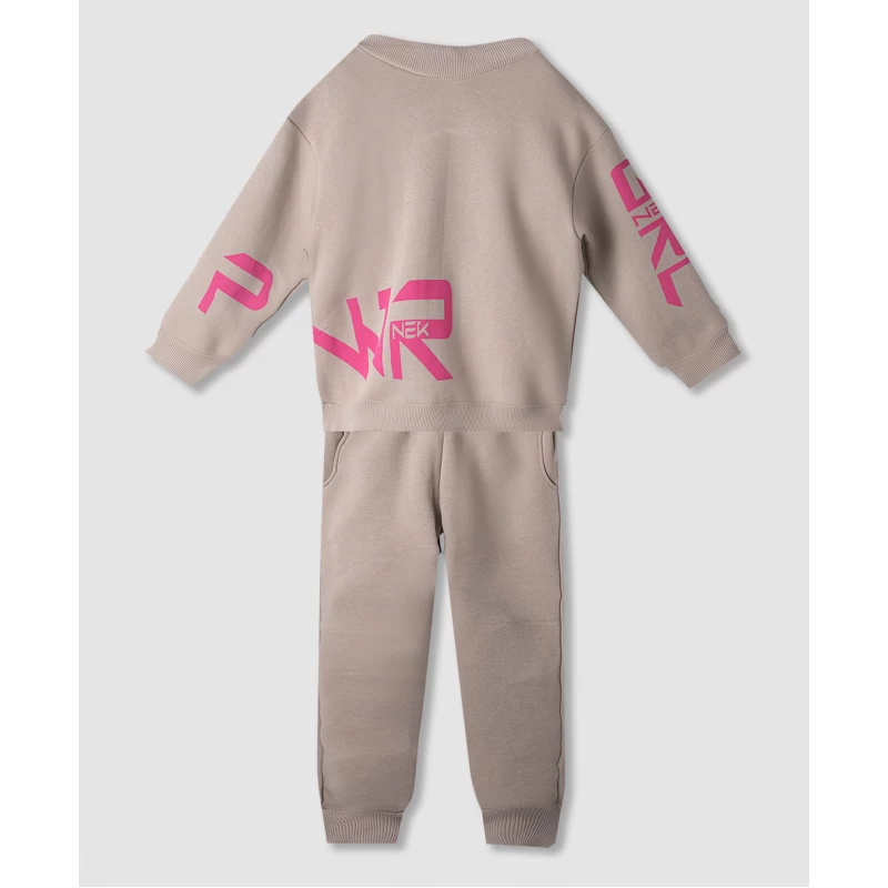 Nek Kids Wear Παιδικό Σετ Φόρμας Μπεζ 124925