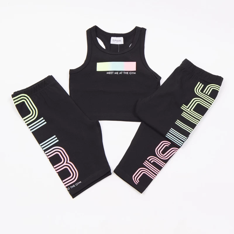 Trax Kids Σετ Κορίτσι Crop Top & 2 Κολάν 49142