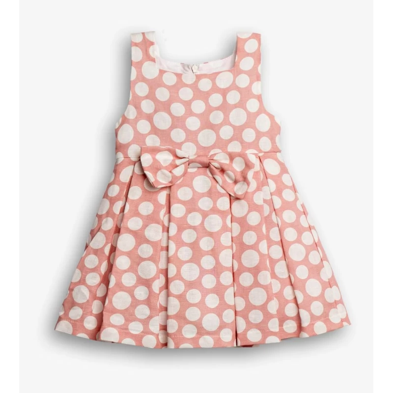 Βρεφικό Φόρεμα Πουά με Φιόγκο για Κορίτσι | FOR FUNKY KIDS | 126-929103-1