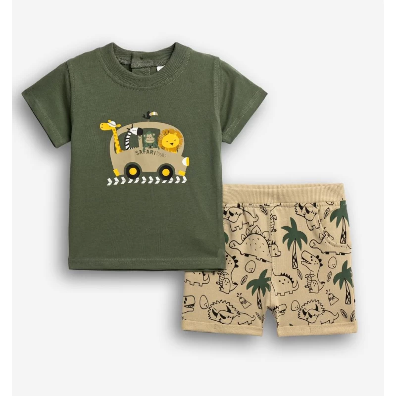 Σετ μπλούζα & σορτσάκι Safari – for funky kids 801206