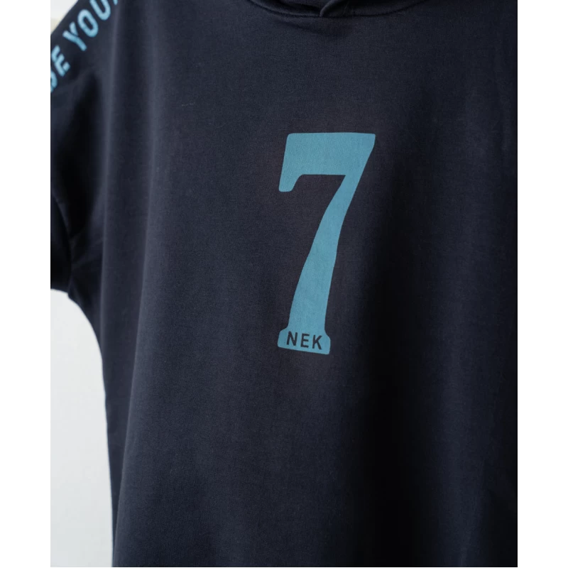 NEK Kids Μπλε Σετ Αγόρι 6-16 Ετών με Κουκούλα Sport Casual 62526