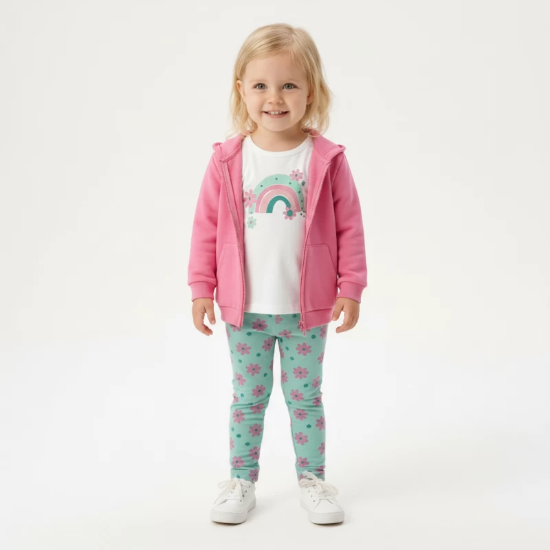 Trax Kids 49206 – Παιδικό Σετ 3τμχ Κορίτσι 2-6 Ετών 100% Βαμβάκι