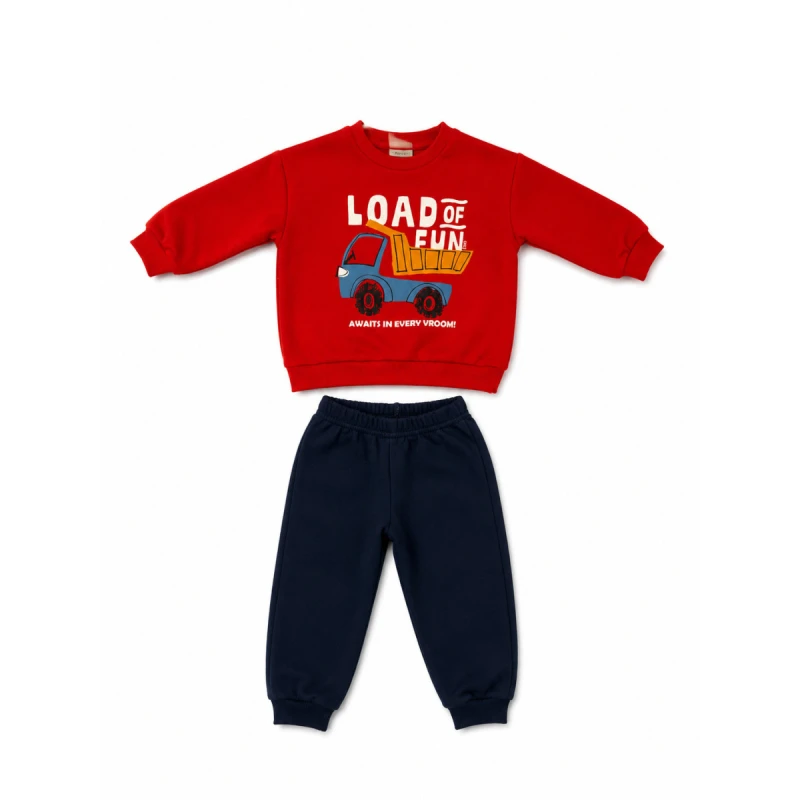 Trax Παιδικό Σετ Φόρμας Load of Fun Κόκκινο-Μπλε 1-6 Ετών - Κωδ. 50906