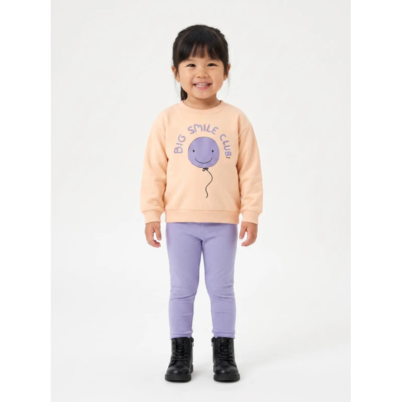 TRAX Kids Σετ Κορίτσι 2τμχ Big Smile Club – Ροδακινί/Λιλά – 1-6 Ετών – 50730