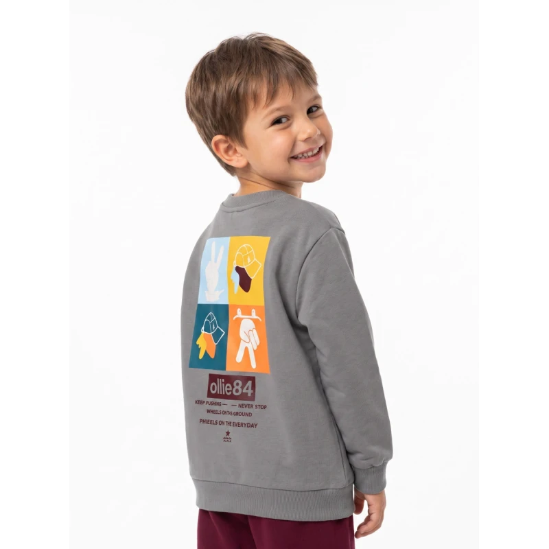 TRAX Kids Φόρμα Αγόρι 2τμχ Ollie84 – Χακί/Μπορντό – 7-16 Ετών – 50833