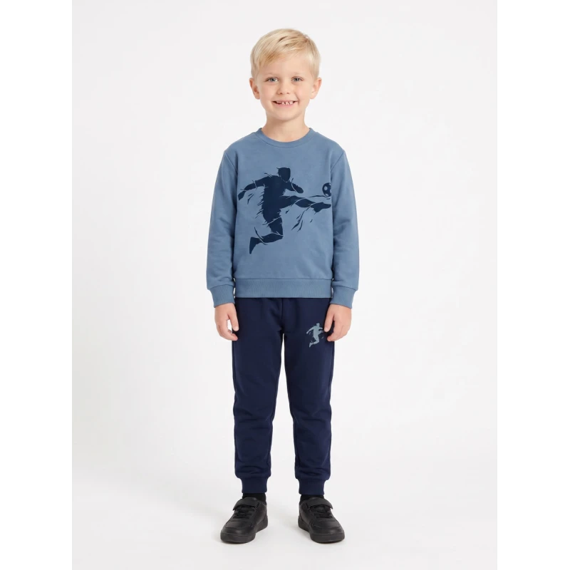 TRAX Kids Εποχιακή Σετ Φόρμας Αγόρι Ποδόσφαιρο Μπλε 1-6 Ετών – 50802 | Kinderland