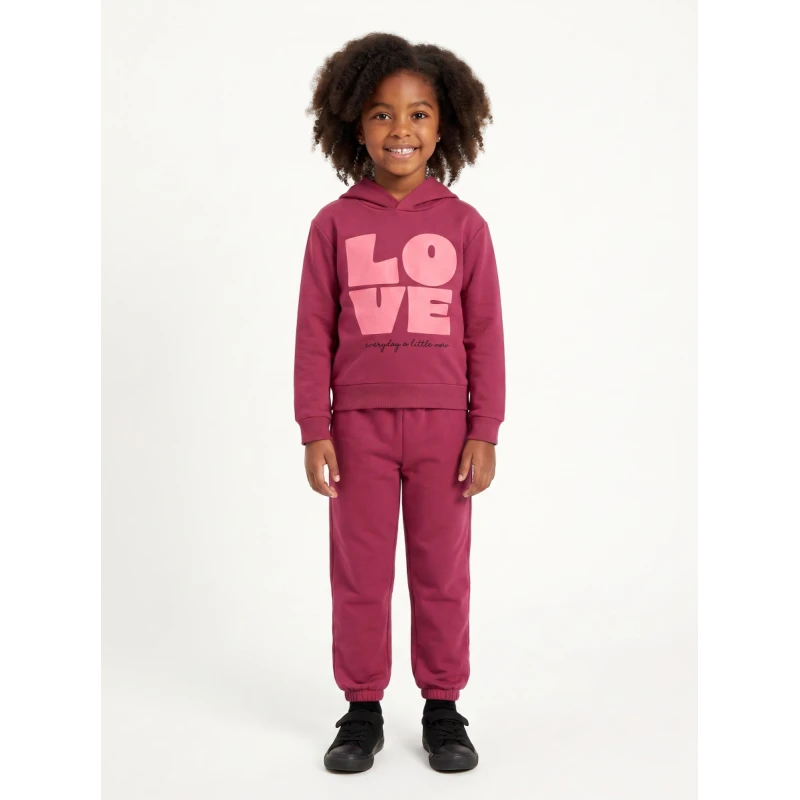 TRAX Kids Σετ Φόρμας Κορίτσι LOVE Φούξια – 50635 | Kinderland