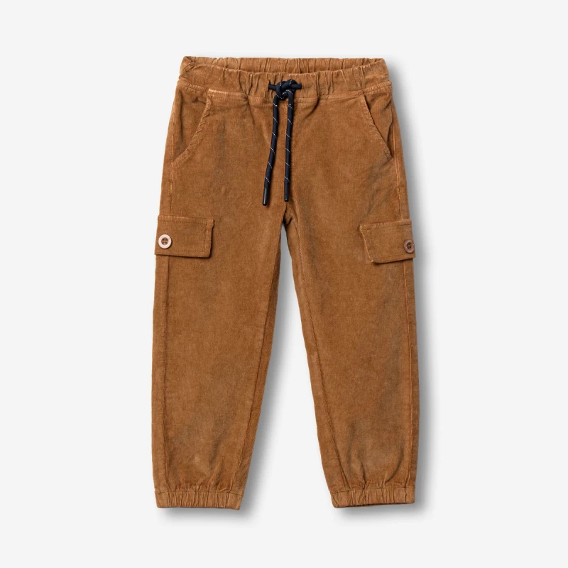 Funky Kids Κοτλέ Cargo Παντελόνι Αγόρι Καφέ 2-6 Ετών – 227-311100-1 | Kinderland