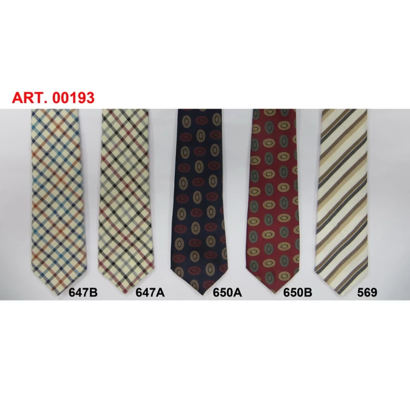 689 Εφηβικές γραβάτες ριγέ 