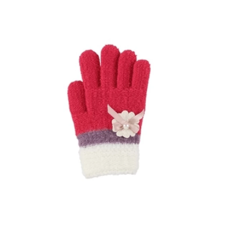 Παιδικά πλεκτά γάντια 3-6 ετών για κορίτσια κ6333